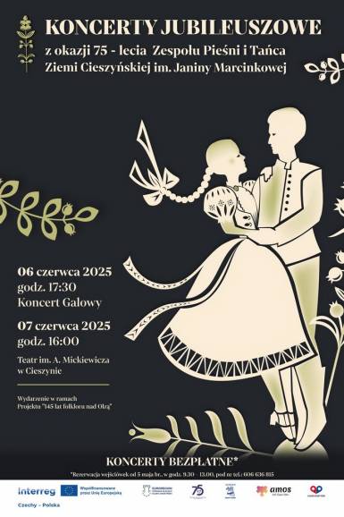Koncert Jubileuszowy z okazji 75-lecia ZPiT Ziemi Cieszyńskiej im. Janiny Marcinkowej